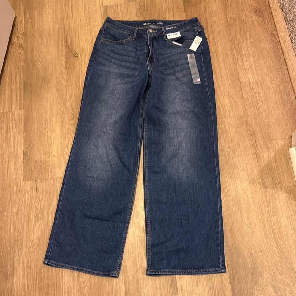 Brand new old navy wide leg jeans